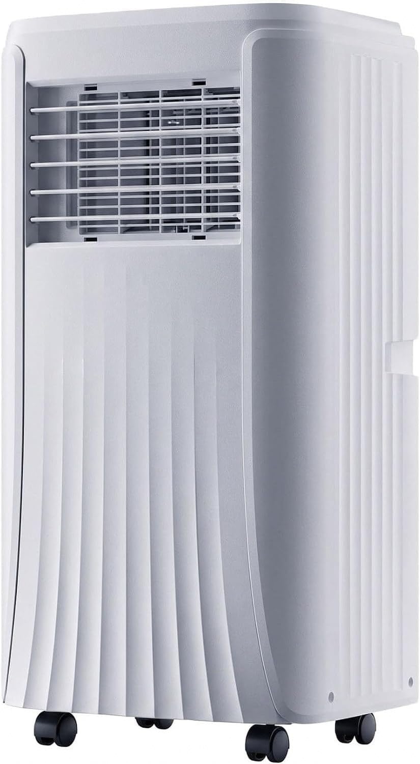 Aire Acondicionado Portatil 10000 BTU, Enfría hasta 350 Pies Cuadrados, Smart AC con Mando, Ventilador Silencioso, Modos Sueño, Temporizador 24H, Kit Ventana In, 7000 Btu, 7000 BTU