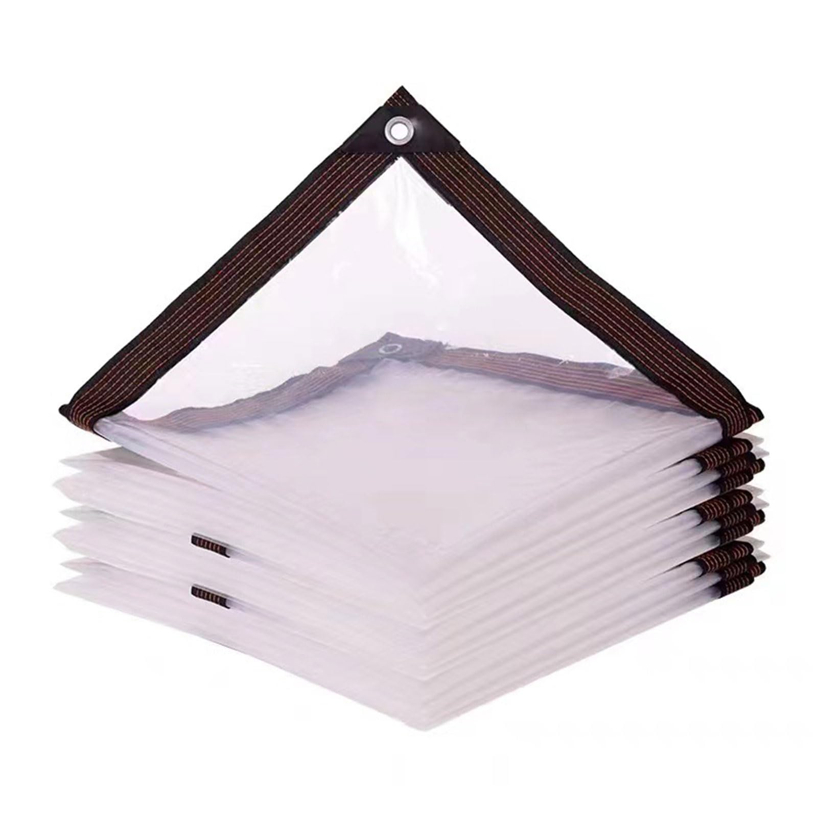 Telone con occhielli, 120 g/m², impermeabile, resistente agli strappi, per esterni per legna da ardere, gazebo e protezione dal vento (2 x 9 m)