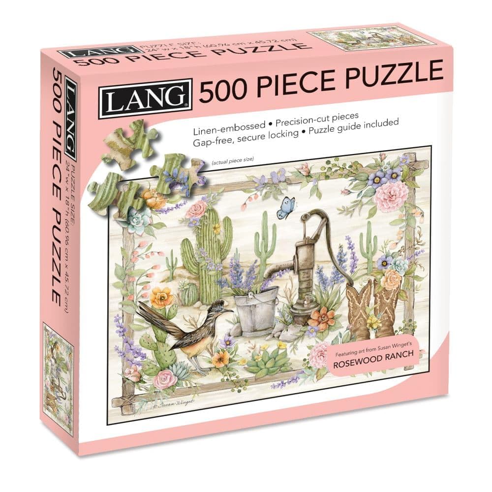 Amazon.com: Lang, Rosewood Ranch 500 Piece Puzzle : Toys & Games