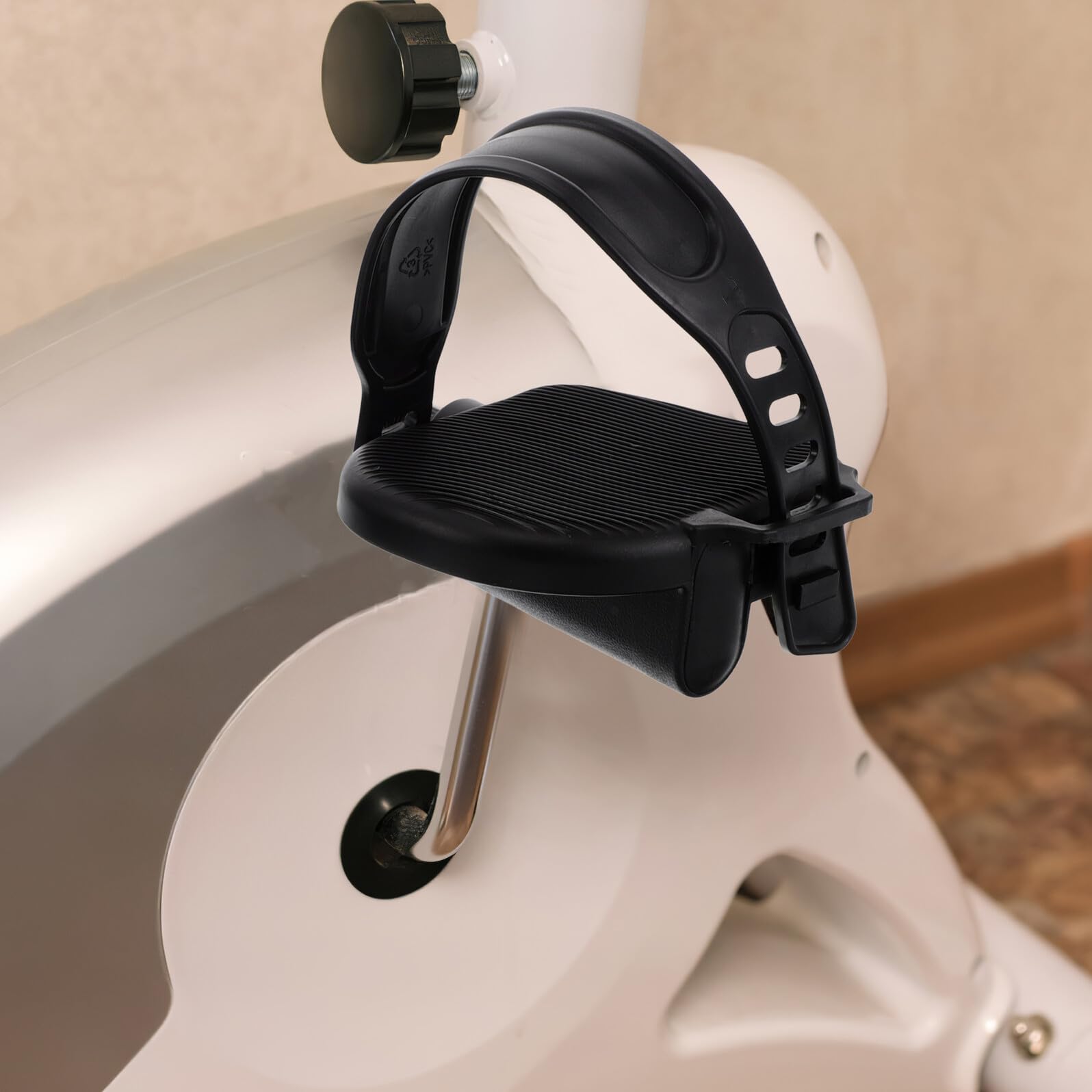 Mikikit Pedales de Bicicleta Antideslizantes de PP para Bicicleta Estática, Fáciles de Desmontar, para Uso en Casa o Entorno Comercial