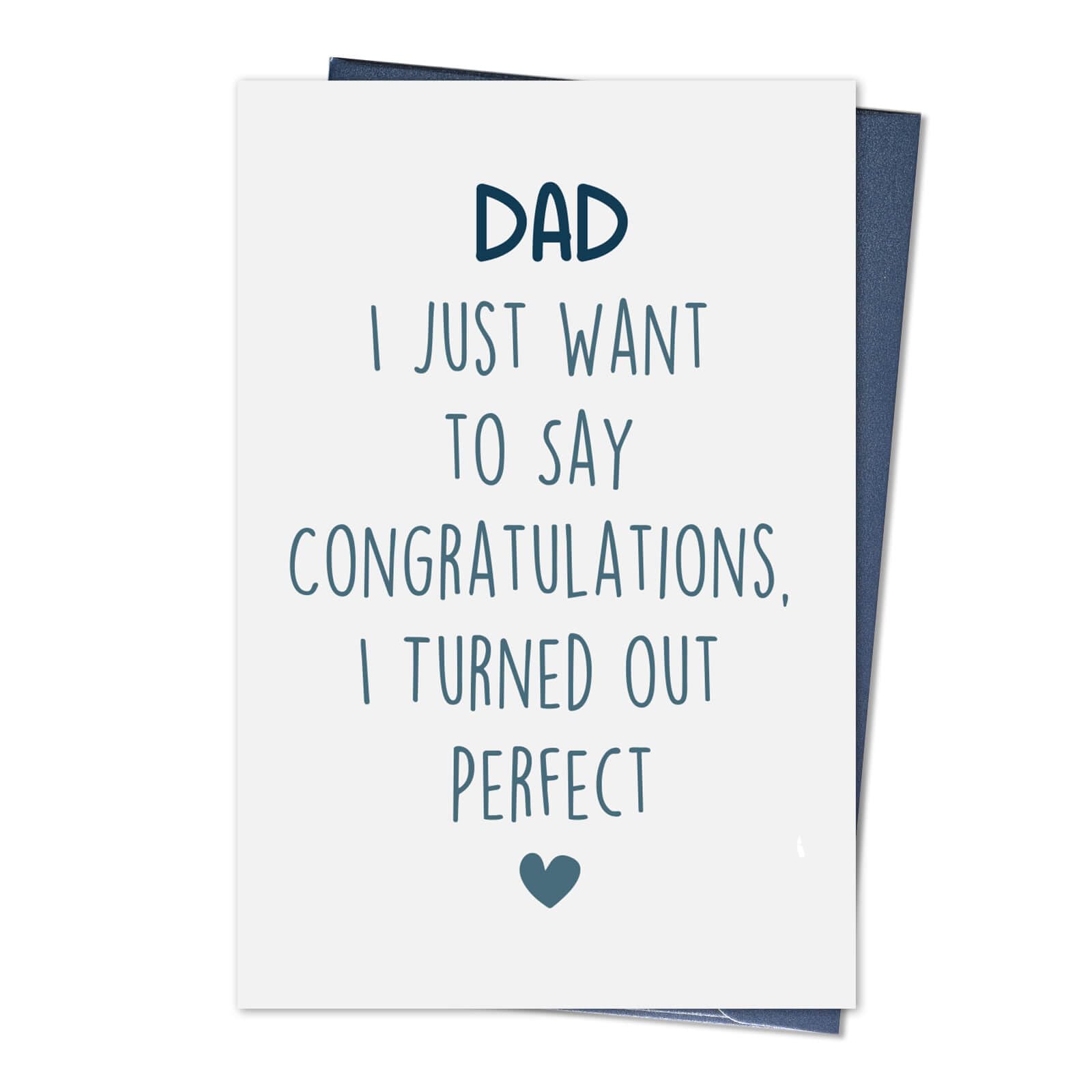 Hincoo Father's Day Card Funny, Father day Gifts For Dad, Happy Father Days Card, Funny Fatherday Cards For Dad From Daughter,Son,Kids