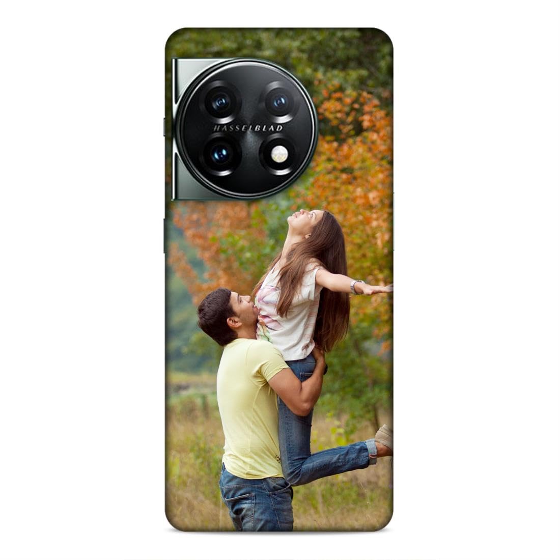 Expromium Customised Mobile Back Case for Oneplus 11 5G (Own Photo with Frame, Name, Text, Font, Color), 3D Printed Hard Mobile Back Cover for Oneplus 11 5G