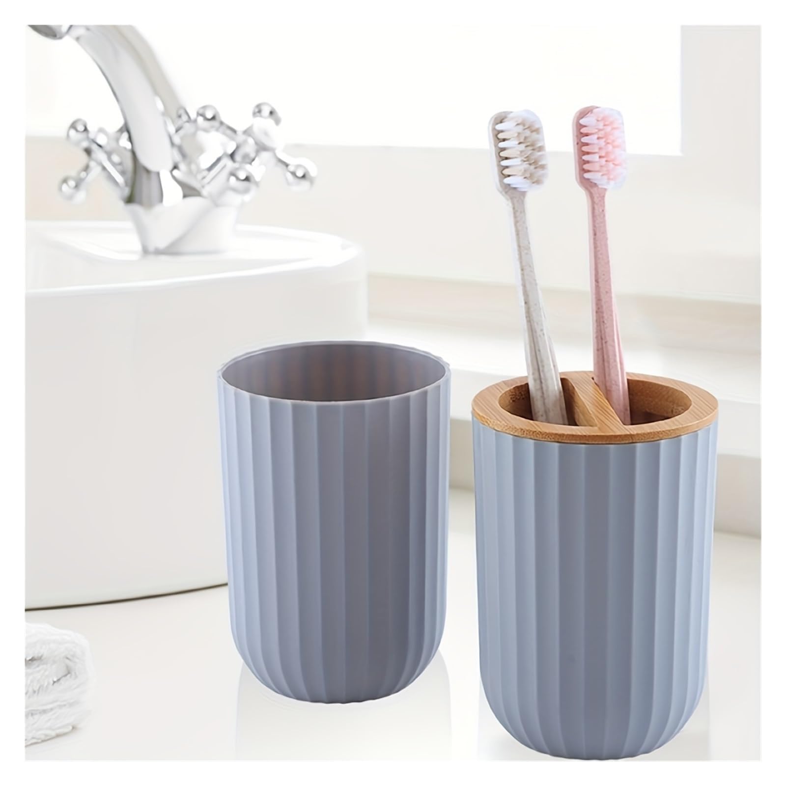 Set Dispensador Jabon Baño Juego de accesorios de baño, dispensador de jabón, botella, plato, soporte for cepillo de dientes, taza, estante for loción, soporte for cepillo de dientes, 1 juego(White)