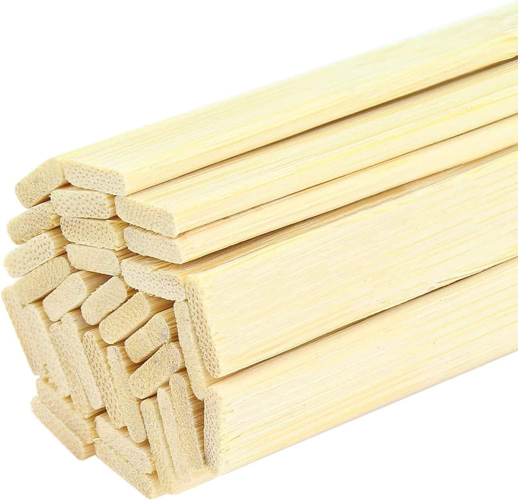 25PCS/50PCS/100PCS 11.8 inches Paint Sticks, Wooden Paint Stirrers Mixing Paint, Strong Natural Wood Craft Sticks for Painting Crafting Resin Wood Paddle Projects Garden Marker