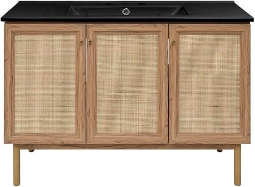 Vista 233 de Swiss Madison Classe - Lavabo de baño de roble de 24 pulgadas incluido