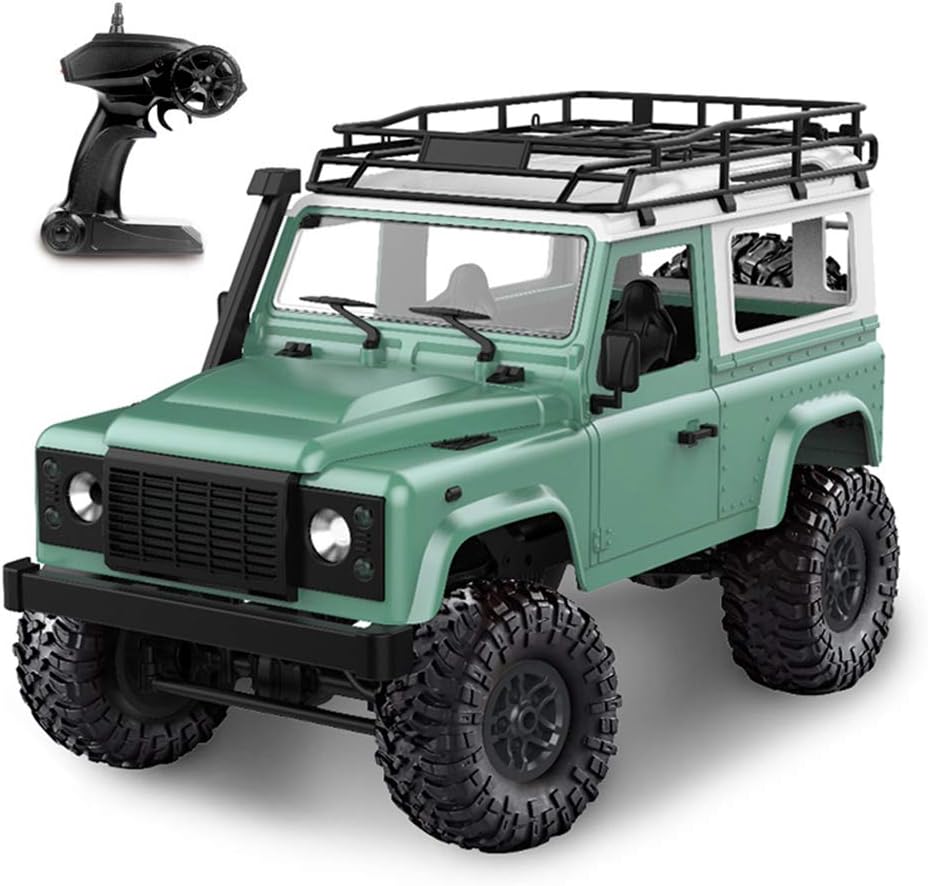 Goolsky Rock Crawler 1/12 4WD 2.4G Remote Control High Speed Off Road Truck RC Car Led Light RTR MN-D90
