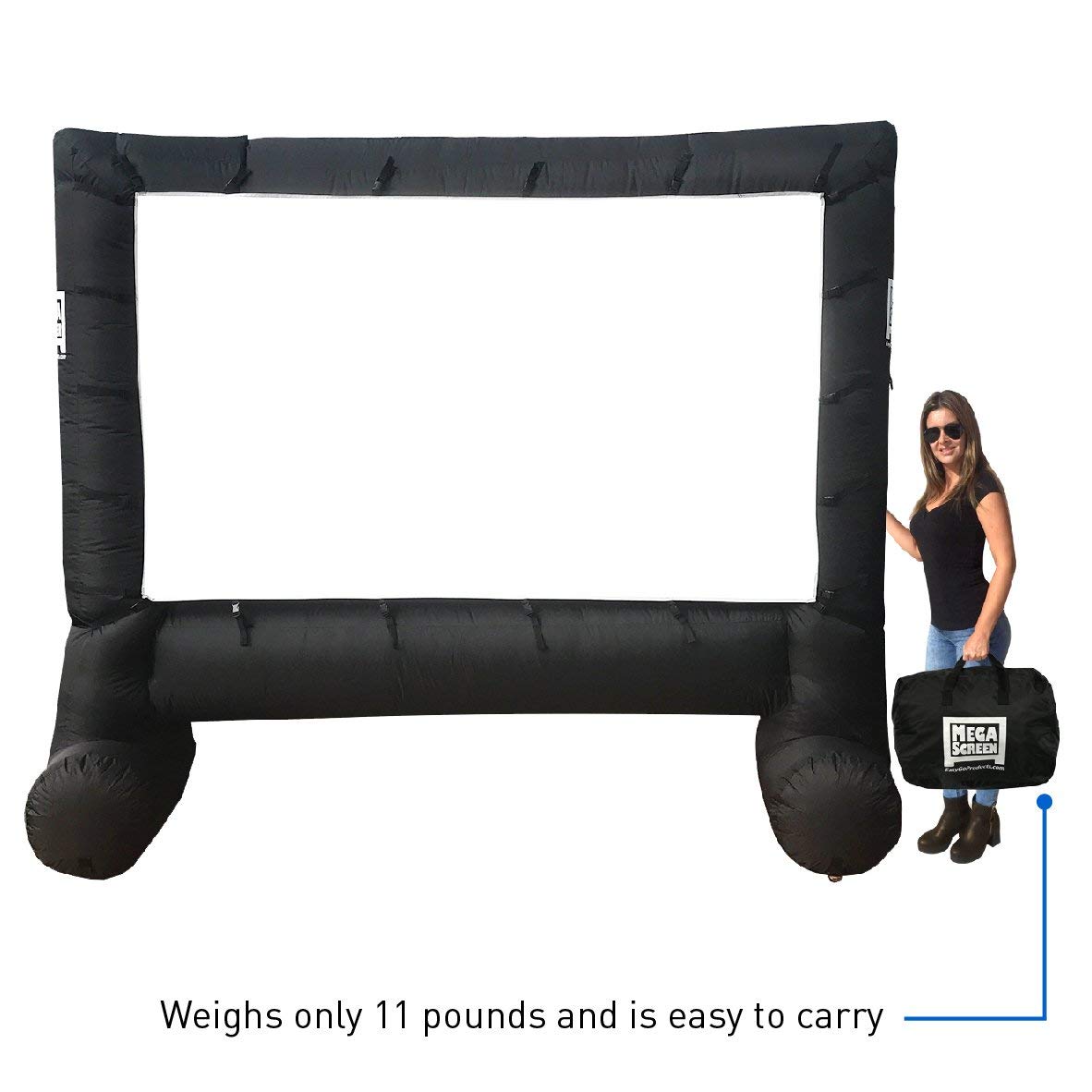 Buy EasyGoProducts 14' Inflatable Movie Screen Canvas Projector