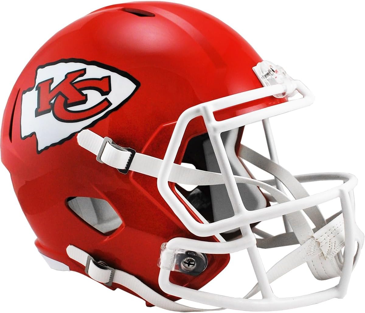 Kansas City Chiefs Riddell Speed Replica Full Size Helmet - NFL Replica Helmets - New in Riddell Box