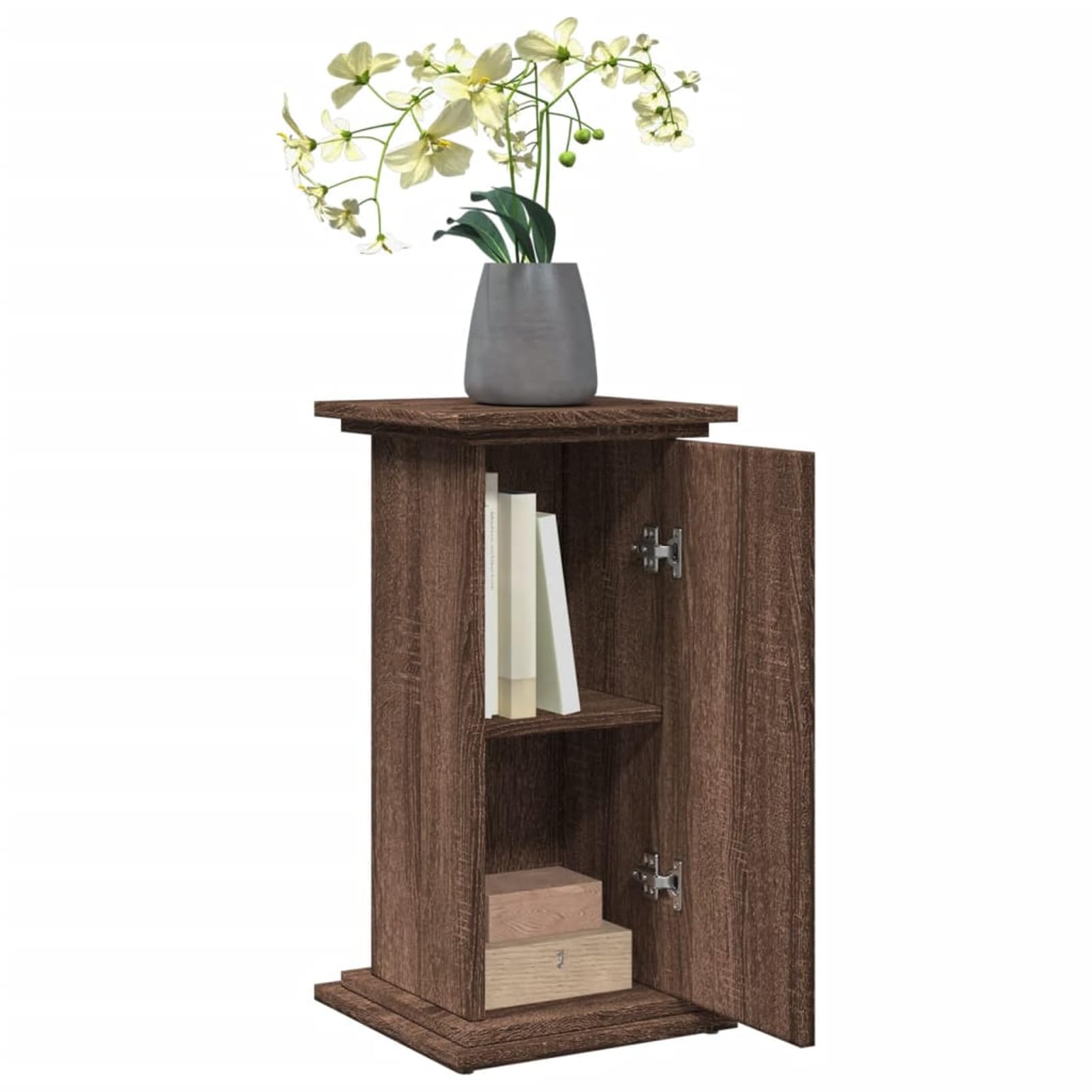 Homgoday Braun 854622 - Soporte para flores (3 niveles, capacidad de carga de 60 kg, 31 x 30 x 60 cm)