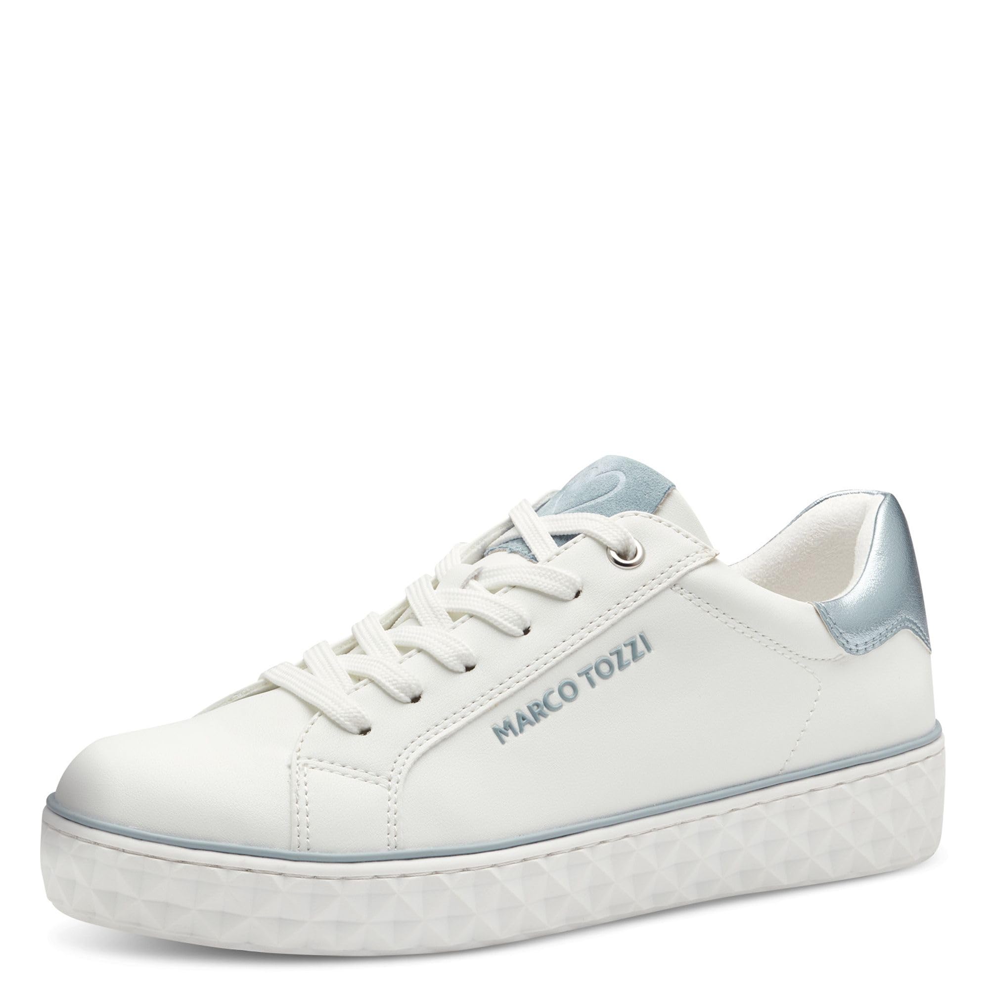 MARCO TOZZI Damen Sneaker weiches Feel Me Wechselfußbett weiches Innenfutter Vegan Modern