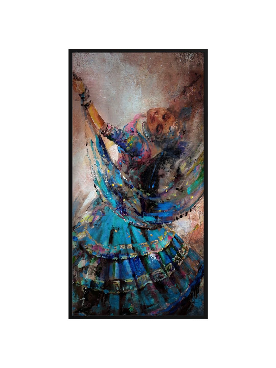 999STORE The Groomer Celebration Art Painting Long Big canvas paintings scenery for bedroom (Canvas Framed_24X48 Inches) BoxF24X48049