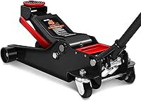 Vista 24 de DNA Motoring Gato de Piso de 3 Toneladas (6000 libras) de Capacidad, Gato de Servicio de Elevación Rápida de Perfil Bajo de Acero Resistente Negro