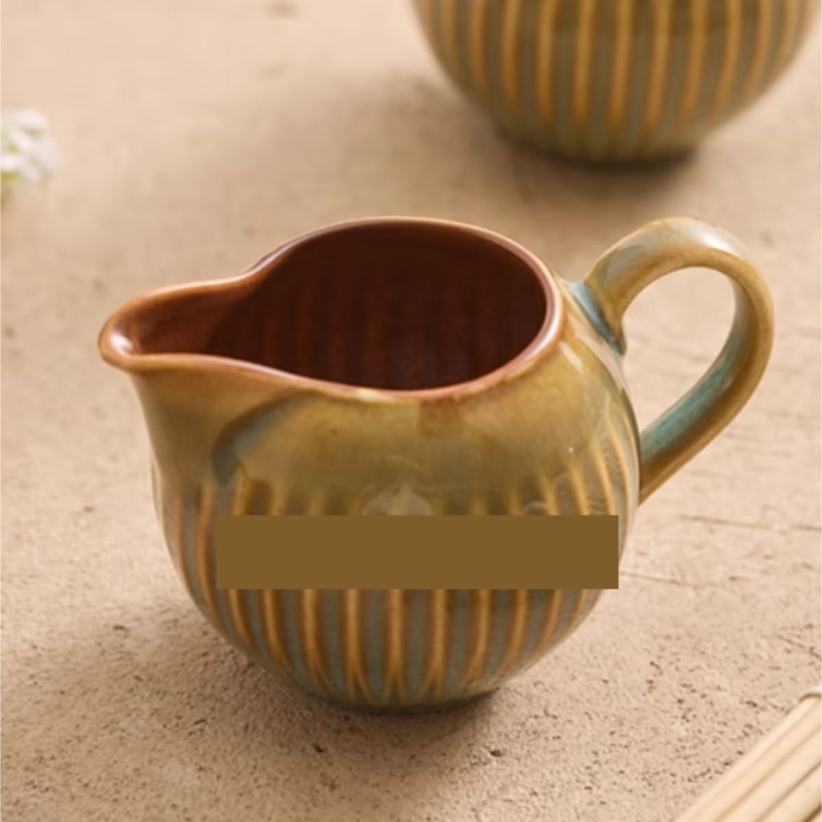 Sauciere Soßenkanne Stabil Ofen Geändert Glasur Keramik Runde Bauch Spitze Mund Milch Soße Eimer Tasse Sauciere Tropffreier Modern