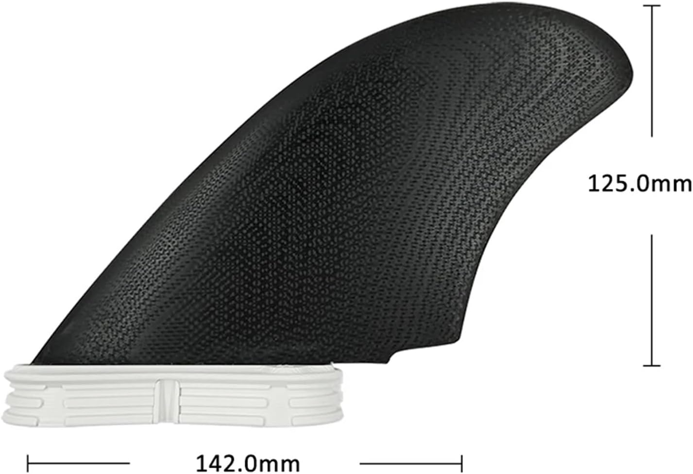 Surfboard Fins Twin-Quad Fins FCS II Fins Top Core Fiberglass Surfboard Fins Dual Tabs Twin Rear Fins+Twin Keel Fins Quilhas Surfing Accessories (Color : Quad Fins)