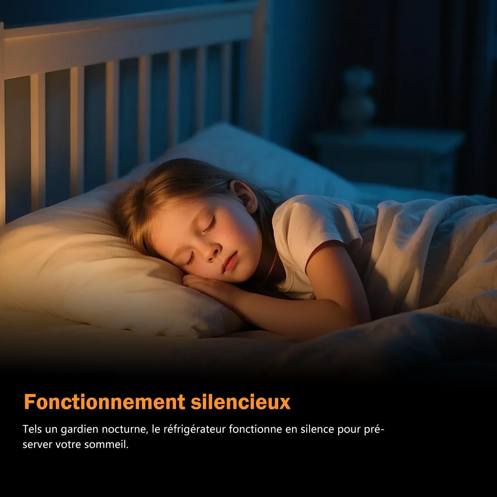 Frigo encastrable 122 cm Réfrigérateur congélateur intégrable 1 porte Réversible | 188L (16L congelateur / 172L refrigerateur) 【 Efficacité énergétique | Ultra silencieux | Est facile à Nettoyer 】