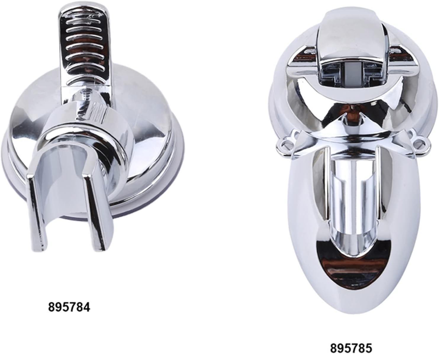 Plating Plactis Suction Cup Type Shower Stand Holder Base Shower Head Shower Holder Suction Cup Shower Mounting Brackets Shower installation bracket(Length 11cm)
