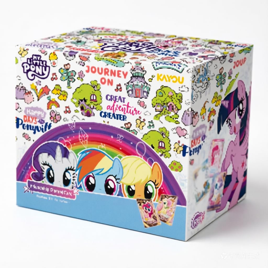 KAYOU My Little Pony-Friendship Eternal Card-Rainbow Edition SEA 1, Display Box, 20 Packs, 146 Cards, 10 Rarity Levels