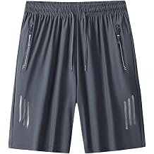 Mens Gym Shorts Gym Shorts with Pockets Quick Dry Running Athletic Short Lightweight Sports Basketball Workout Short Summer Activewear Active Wear Loose Fitting Jogging Bottoms