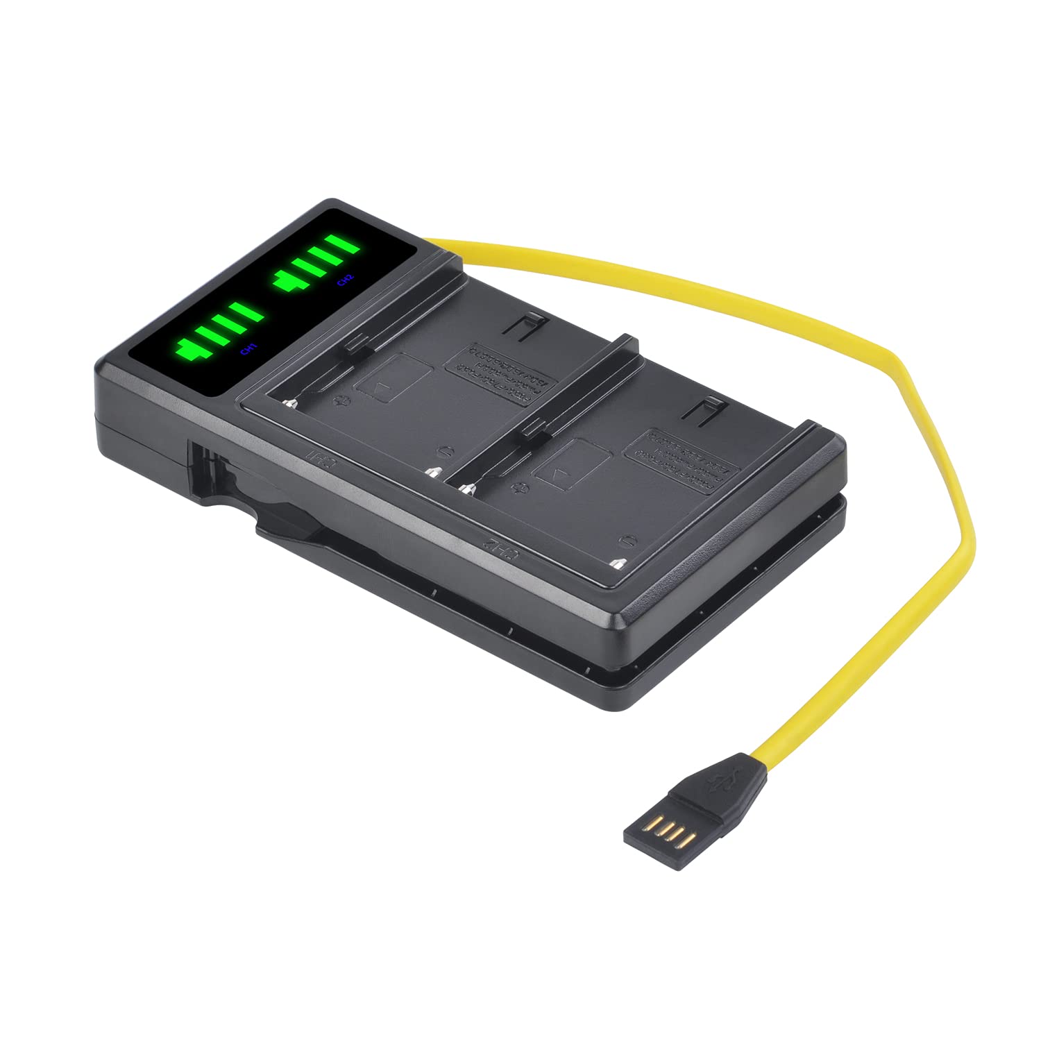 DuraPro 2 x 5200 mAh NP-F750 NP-770 Akku + LED Dual Bulit-in USB-Ladegerät mit Typ-C-Anschluss für Sony NP-F330 NP-F550 NP-F570 NP-F750 NP-F770 NP-F960 NP-F970 CCD-SC5 CCD-TRV DCR-TRV Serie Camcorder