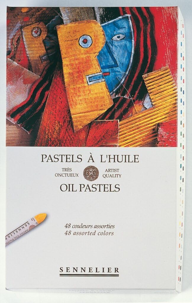SENNELIER Oil French Pastel for Professional Artists, Introductory Set of 48