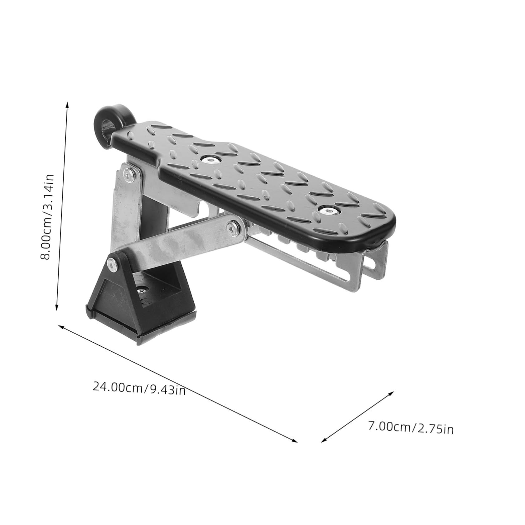 Anneome Folding Step for Car Roof Access Aluminum Door Pedal Truck Tire Step SUV Accessories