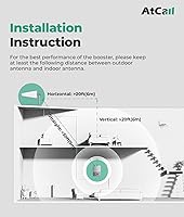 Vista 6 de Amplificador de teléfono celular para el hogar, hasta 6,000 pies cuadrados, pantalla LCD inteligente, antena interior incorporada, Boost 5G 4G LTE