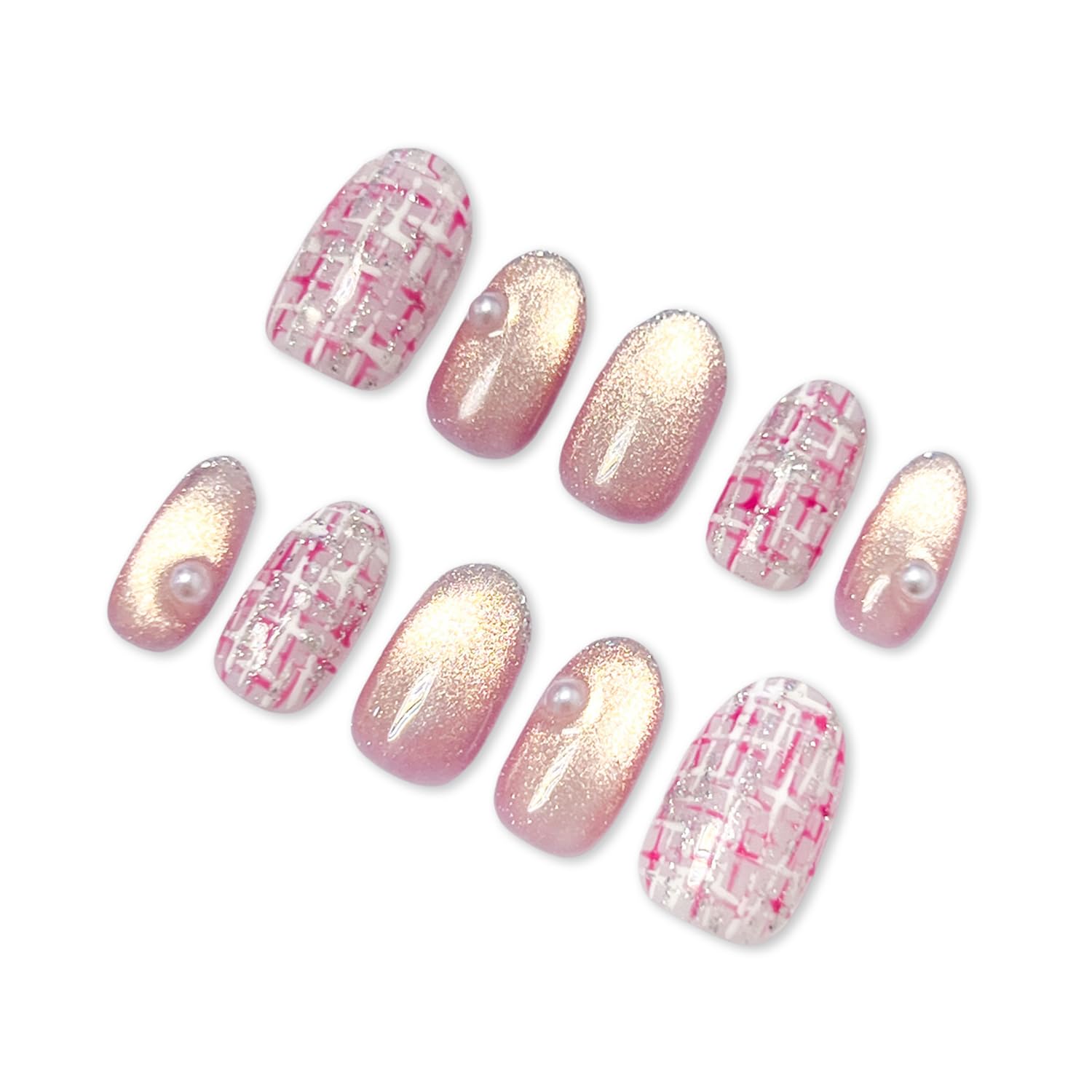 Amazon | SoraraBeauty ネイルチップ 100%ハンドメイド 貼るだけネイル