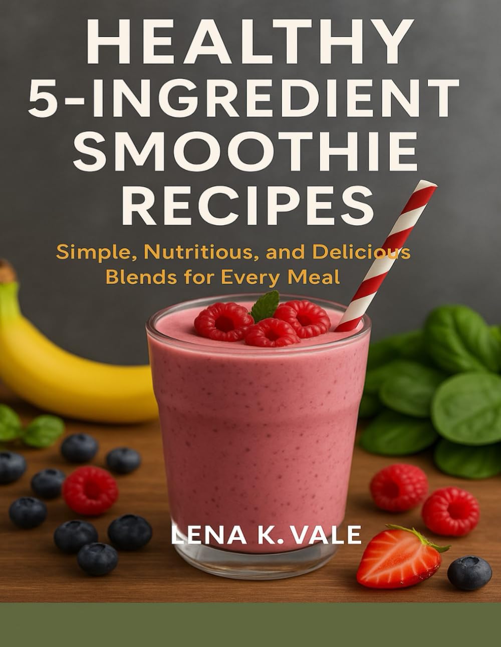 HEALTHY 5-INGREDIENT SMOOTHIE RECIPES BOOK: Simple, Nutritious, and Delicious Blends for Every Meal
