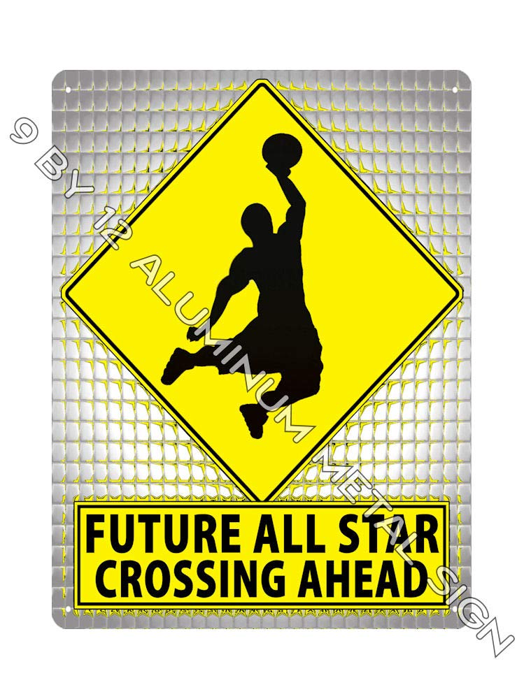 RETRO SIGNS BY J E MATRIX All Star Basketball Street Sign Metal Sign Sports Boys Room College Decor 938