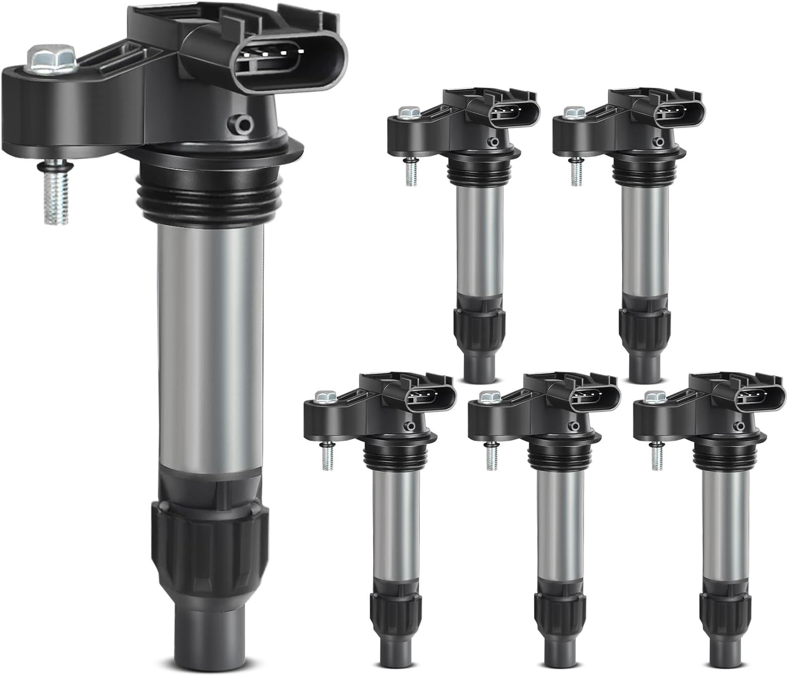 YHTAUTO Set of 6 Ignition Coil Packs Replacement for Buick
