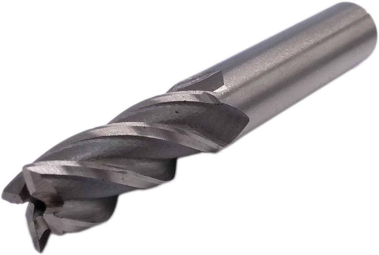 1/2 inch Four 4 Flute HSS and Aluminium End Mill Cutter CNC Bit