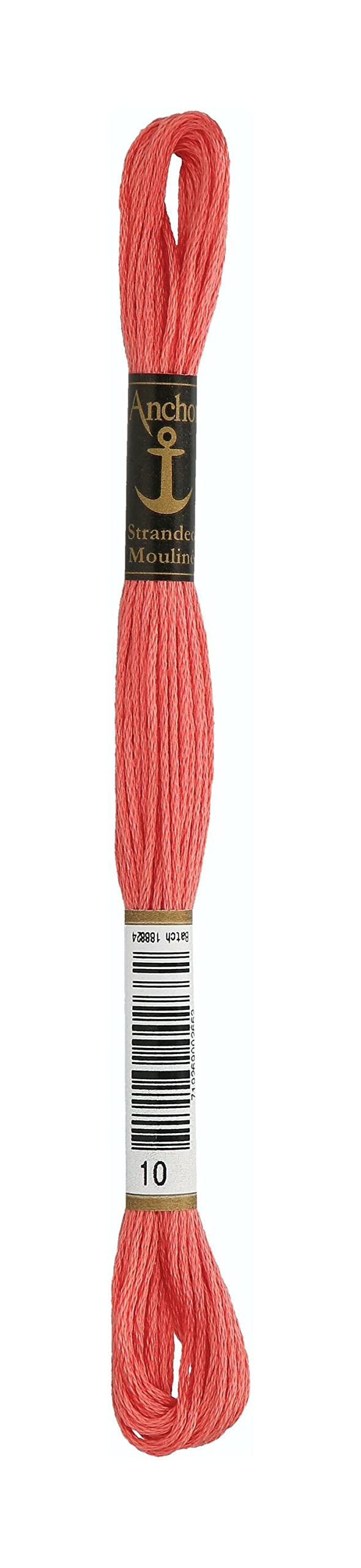 Anchor 4635000 100% Cotton Embroidery Thread, Cotton, 00010 Lachs, lachs — image 1