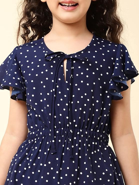 Image of A.T.U.N. (All Things UBER Nice) Girls Fit & Flare Knee-Length Casual Dress