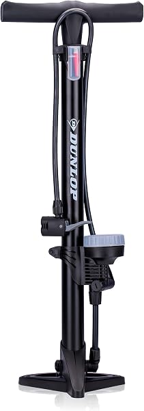 Dunlop Fietspomp met Drukmeter en Adapter