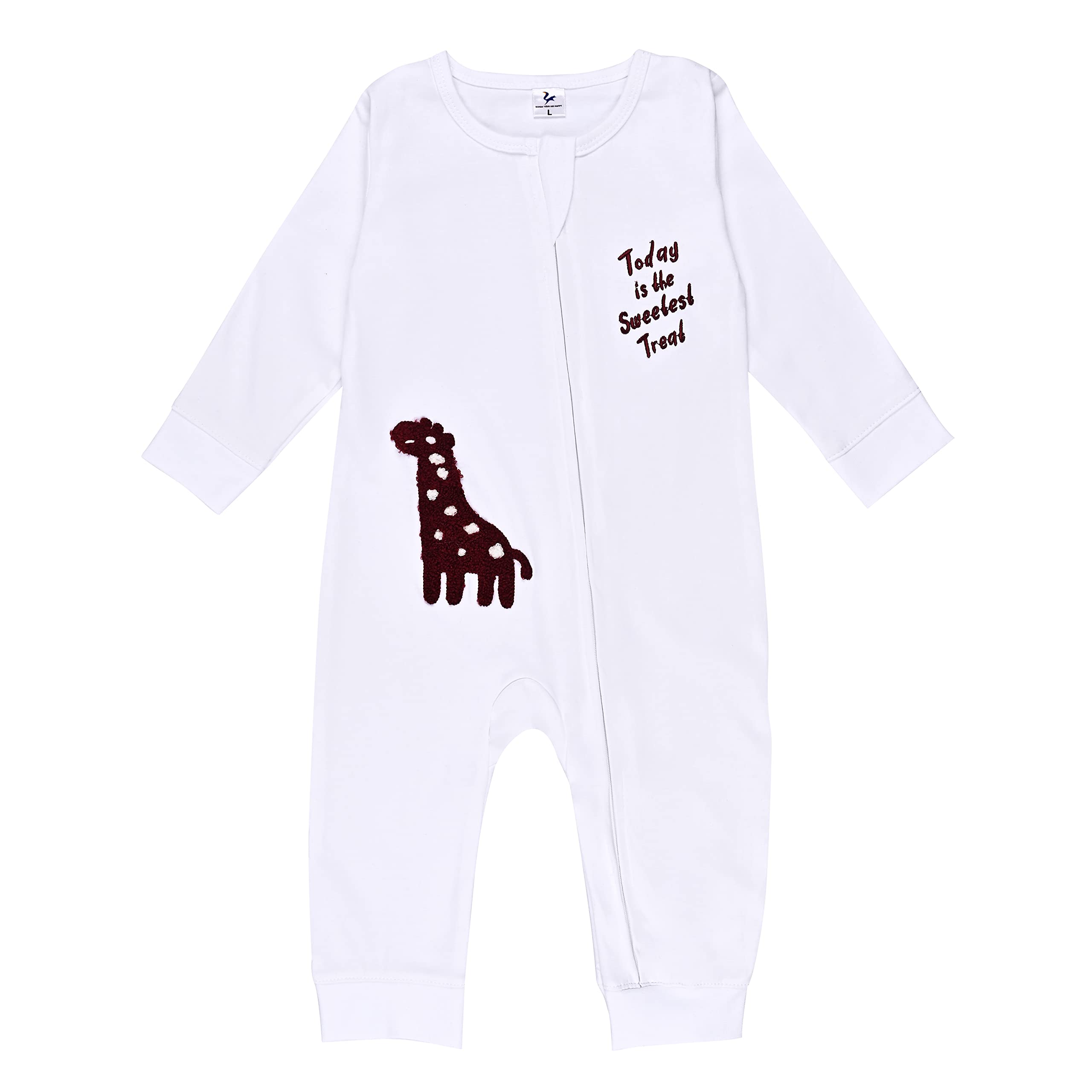 COYOTX cotton romper for baby boys | body suit for babies | sleepsuit for kids | winter cloth for newborn baby | long sleeve winter cloth | baby zipper romper | full sleeve romper