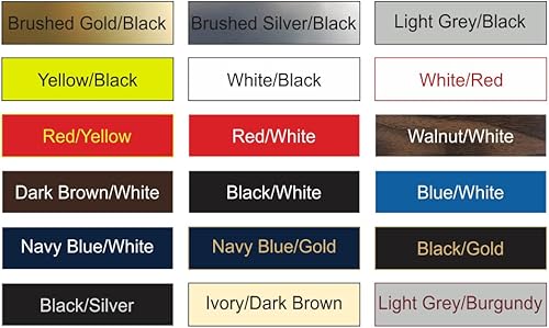 Miniatura 9 de Letrero victoriano personalizado para pared o puerta, letrero de plástico personalizado con tu texto, fácil de instalar con cinta fuerte de doble