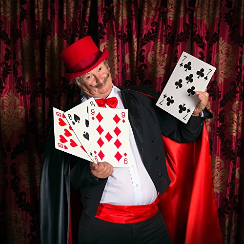 Midway Monsters Jumbo And Super Jumbo Oversized Playing Cards | 54 Cards | Poker Deck Of Cards | Super Jumbo Oversized 8.25"X11.75" #TOP4