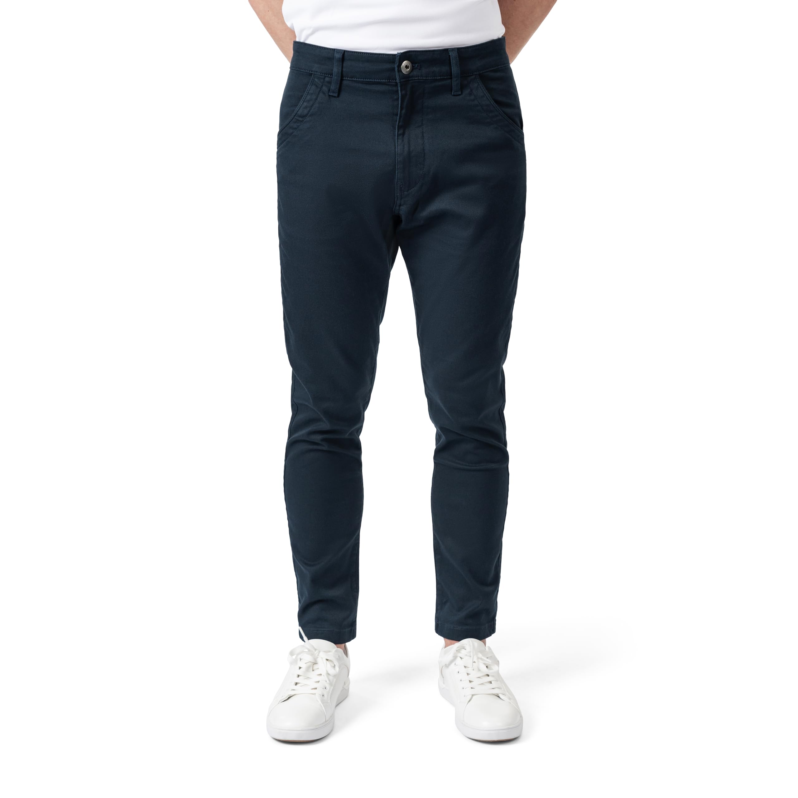ZEHN Signature - Herren Chinohose aus Premium Stretch-Baumwolle, Modern Tapered Fit, Ergonomische Formstabilität, Elegante Freizeit & Business Chino