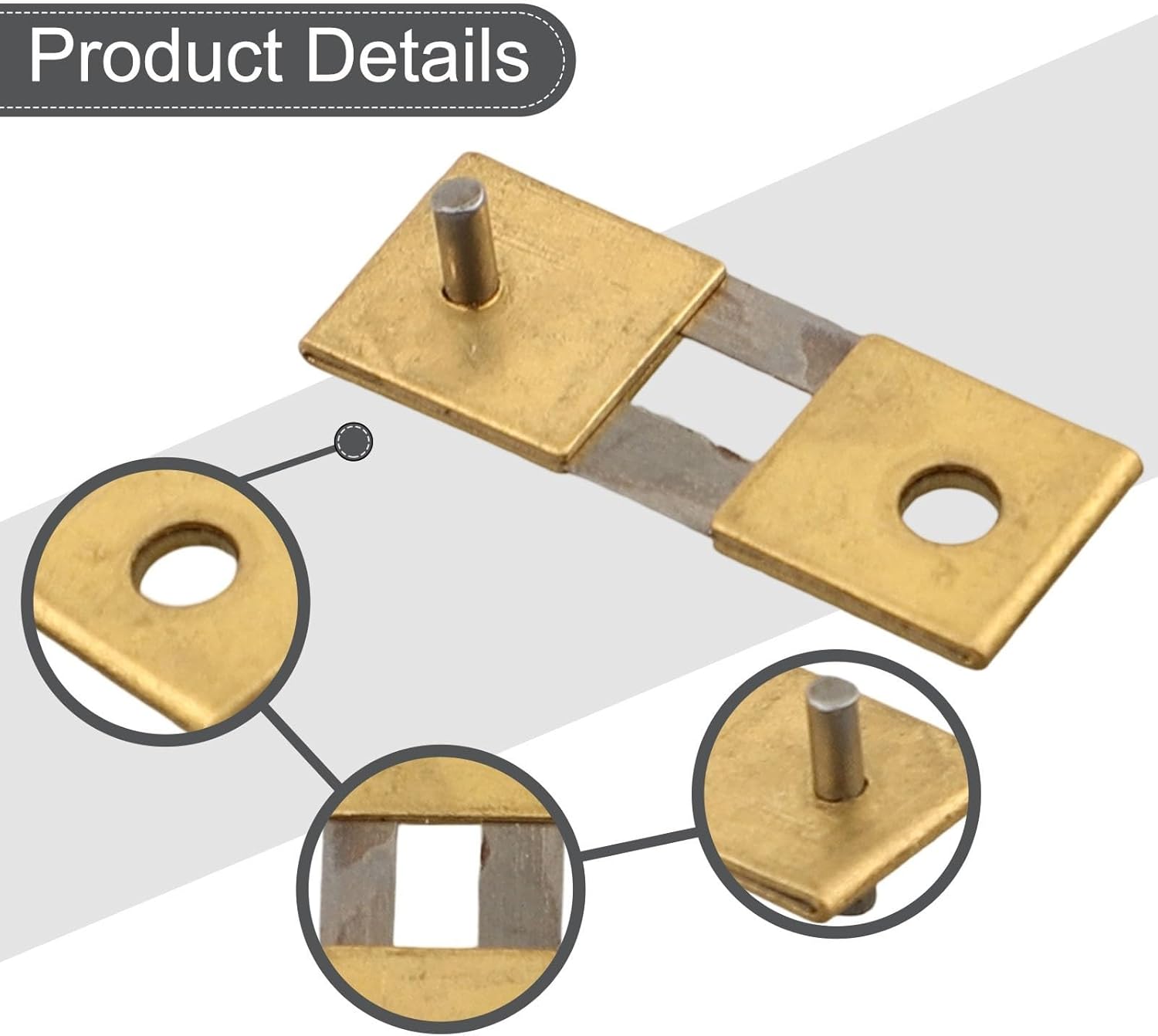 Clock Pendulum for Leaf, Antique Style Metal Pendulum Replacement for Vintage Clocks, Smooth Swing Motion in Gold or Silver, 21mm(21×5mm)