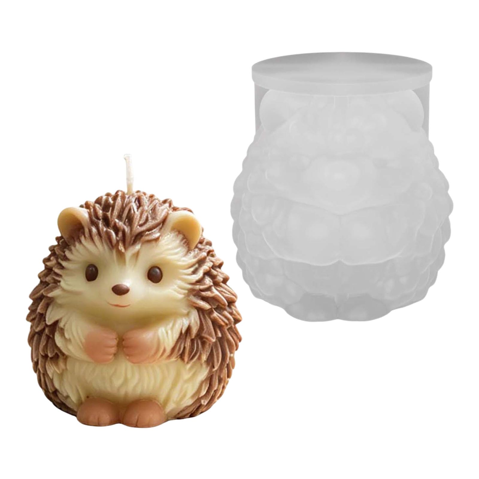 Xinsheinelry Detailed Hedgehogs Craft of Food Safe Silicone Great for Projects and Artistic Creation Hedgehogs