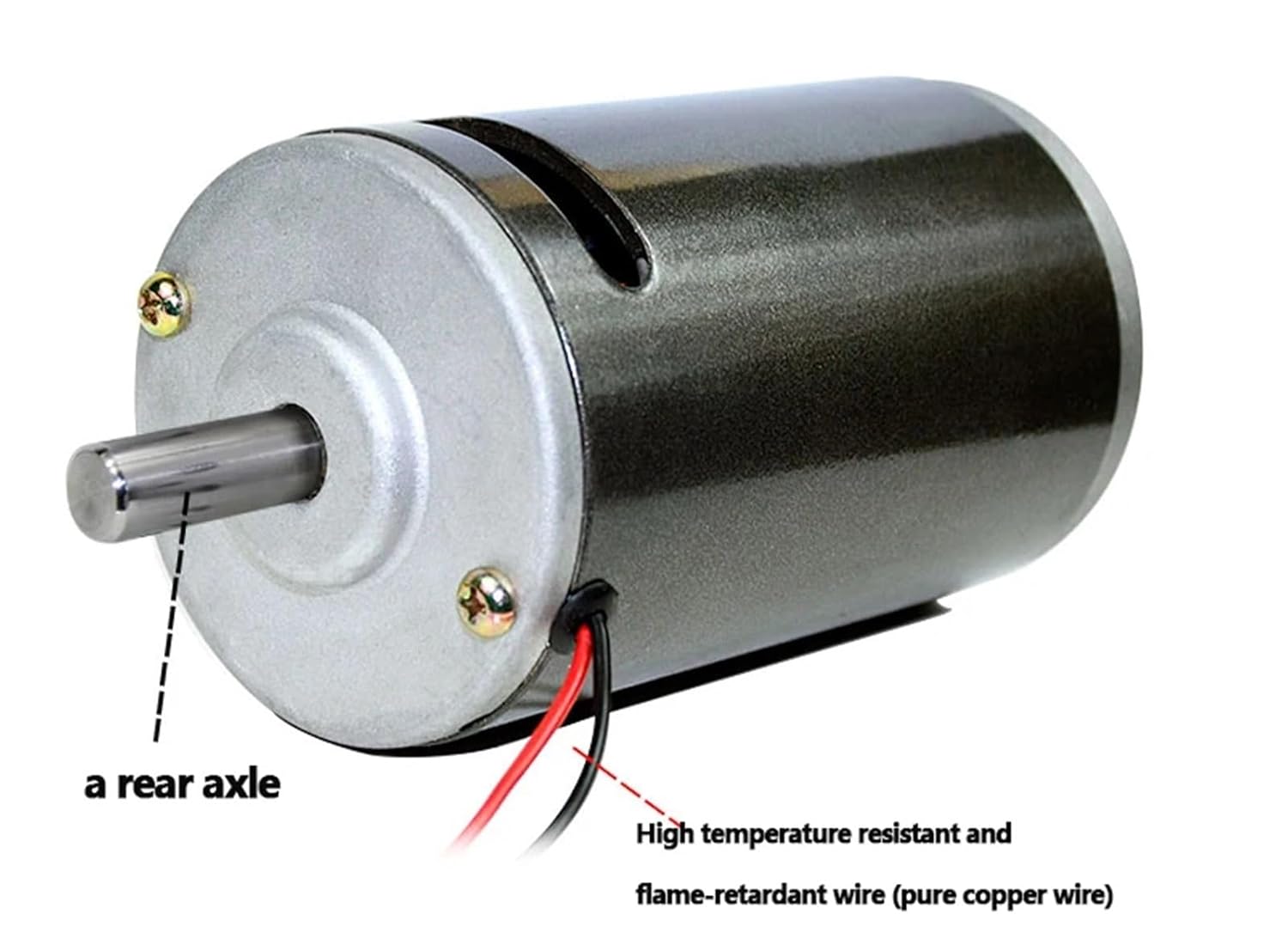 220V 680W 7000RPM High Speed Dual Output Shaft Motor Fan