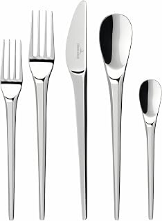 Villeroy & Boch NewMoon 5-Piece Flatware Place Setting, 18/10 Stainless Steel