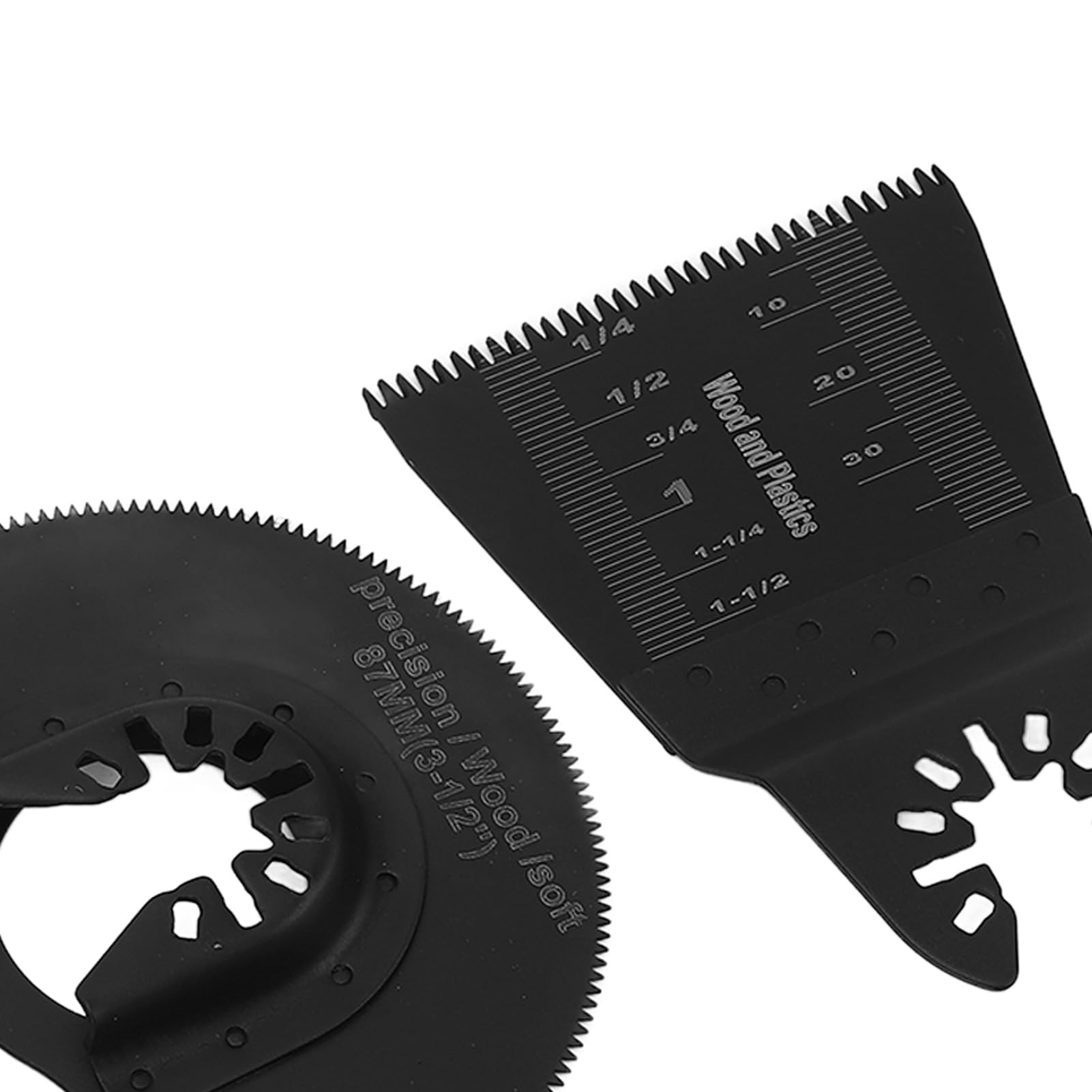 Juego de Hojas de Sierra Oscilantes, Diseño Universal Corte Estable Fácil Instalación Acero con Alto Contenido de Carbono Kit de 20 Hojas Multiherramienta para Plástico