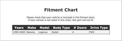 Miniatura 2 de Front Suspension Stabilizer Bar Link Compatible With Daewoo Leganza FWD 4-Door Sedan 1999 2000 2001 2002 PC-756328