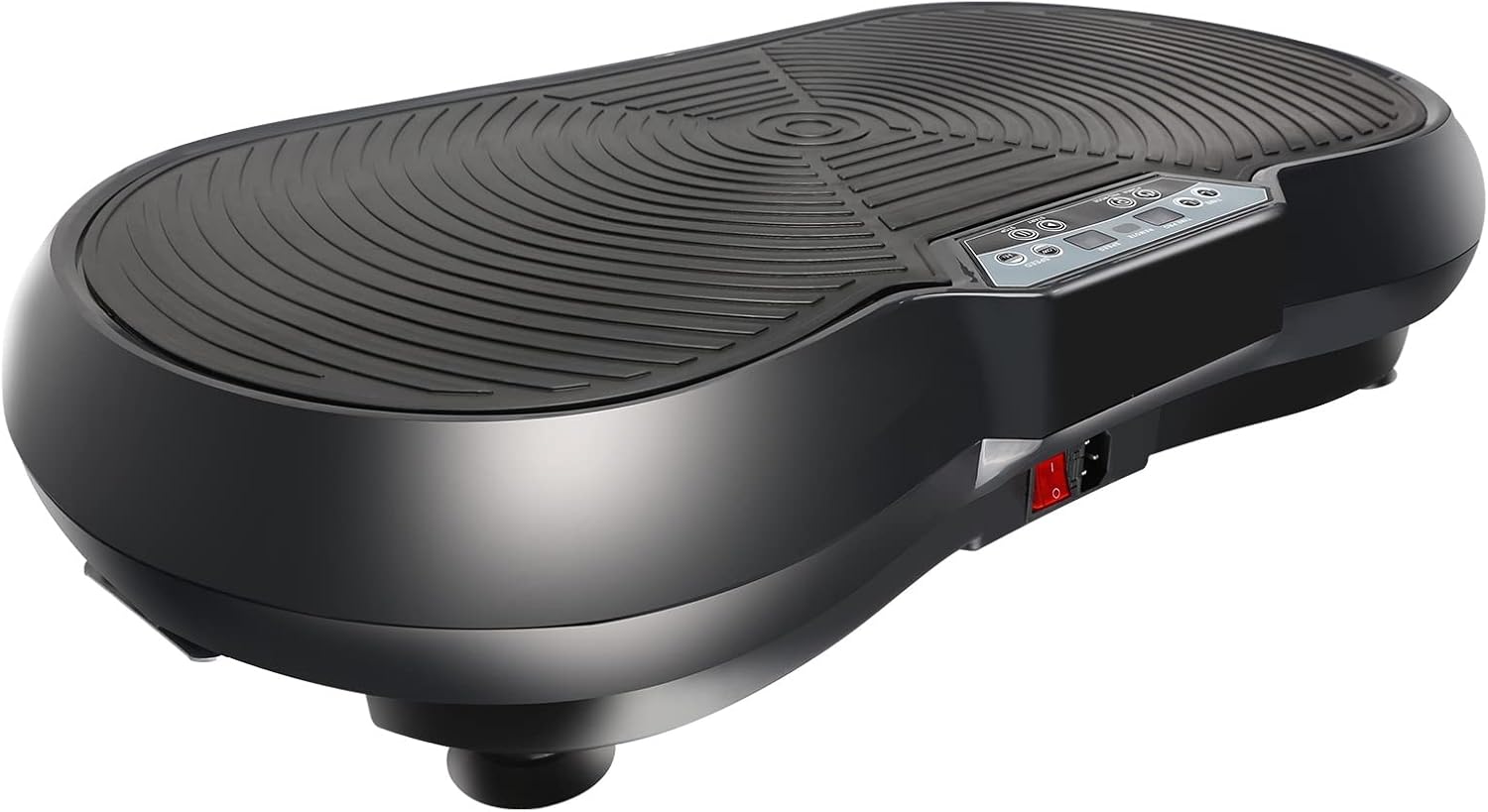 Vibration Plate Exercise Machine, Dual Motor Oscillation, Remote Control and