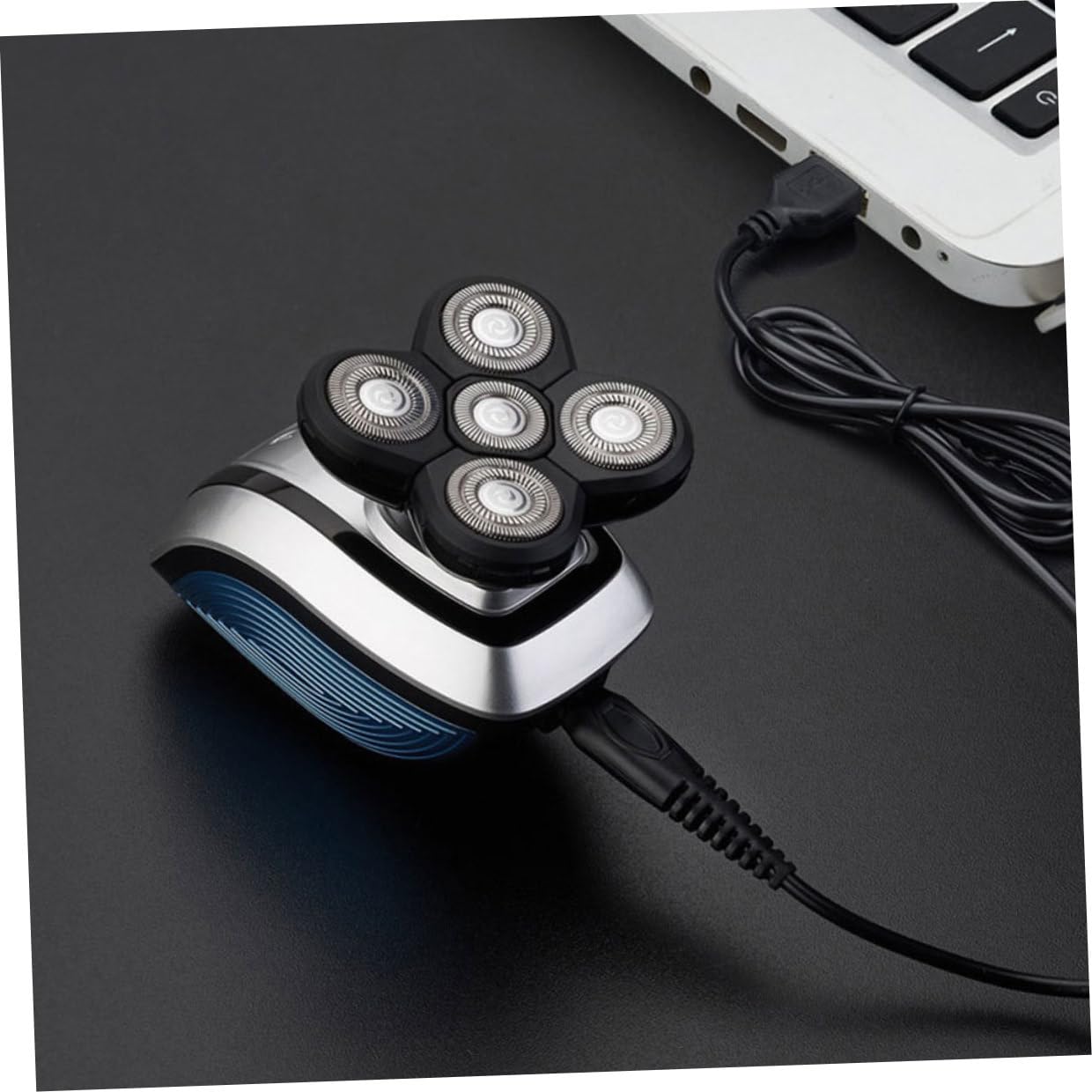 Artibetter Rasoio Elettrico USB Ricaricabile con 5 Testine Flottanti 4D e Lama Antiscivolo, Ipx6