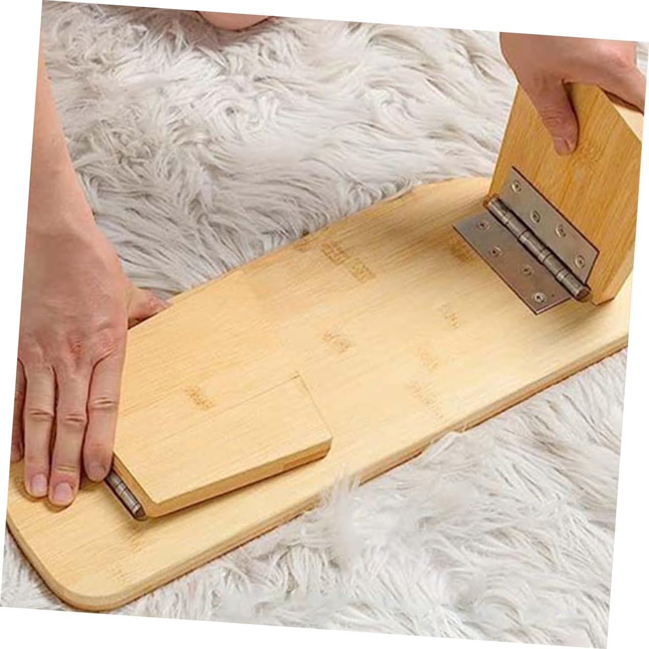 Stool Small Non-Skid Bench Portable Foldable Seat for Mindfulness and Prayer Practice