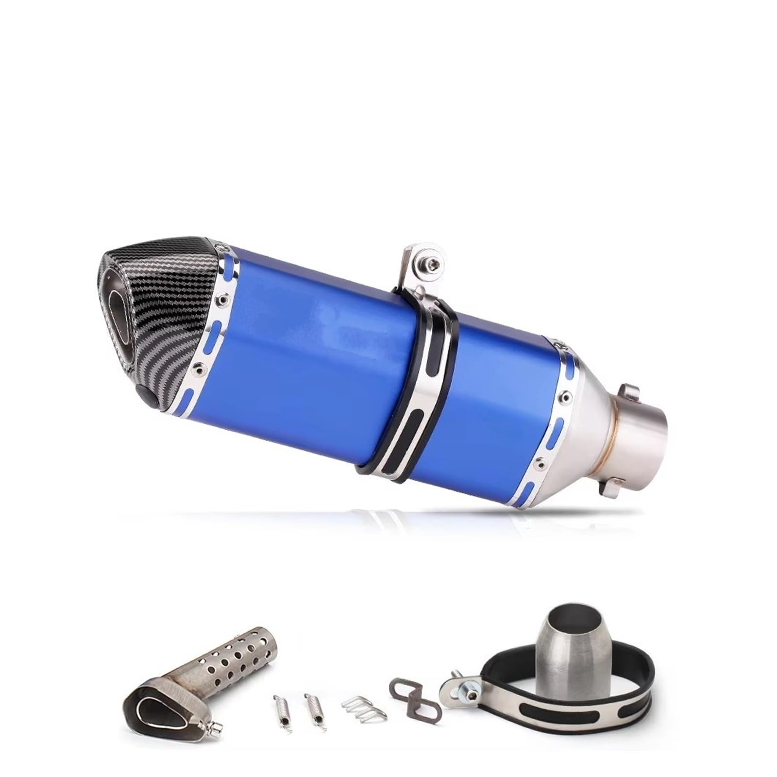 Manguera de escape para motocicleta 38-51 mm de escape completo Silenciador Tubo trasero universal con DB Killer 370