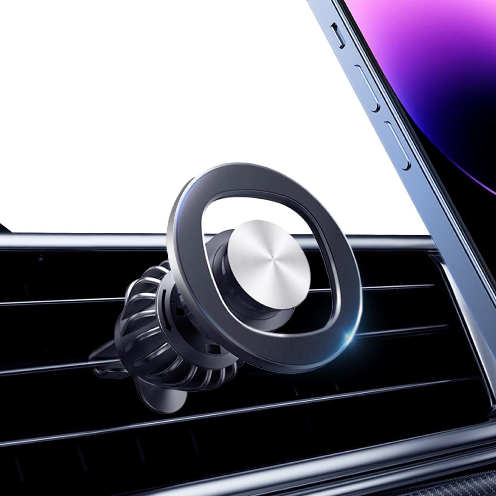 Nukeekee Magnetic Phone Holder for Car, Magsafe Car Mount Phone Holder with Strong Magnets -360° Rotatable Air Vent Compatible with iPhone 15 14 13 12 Mini Pro Max Plus