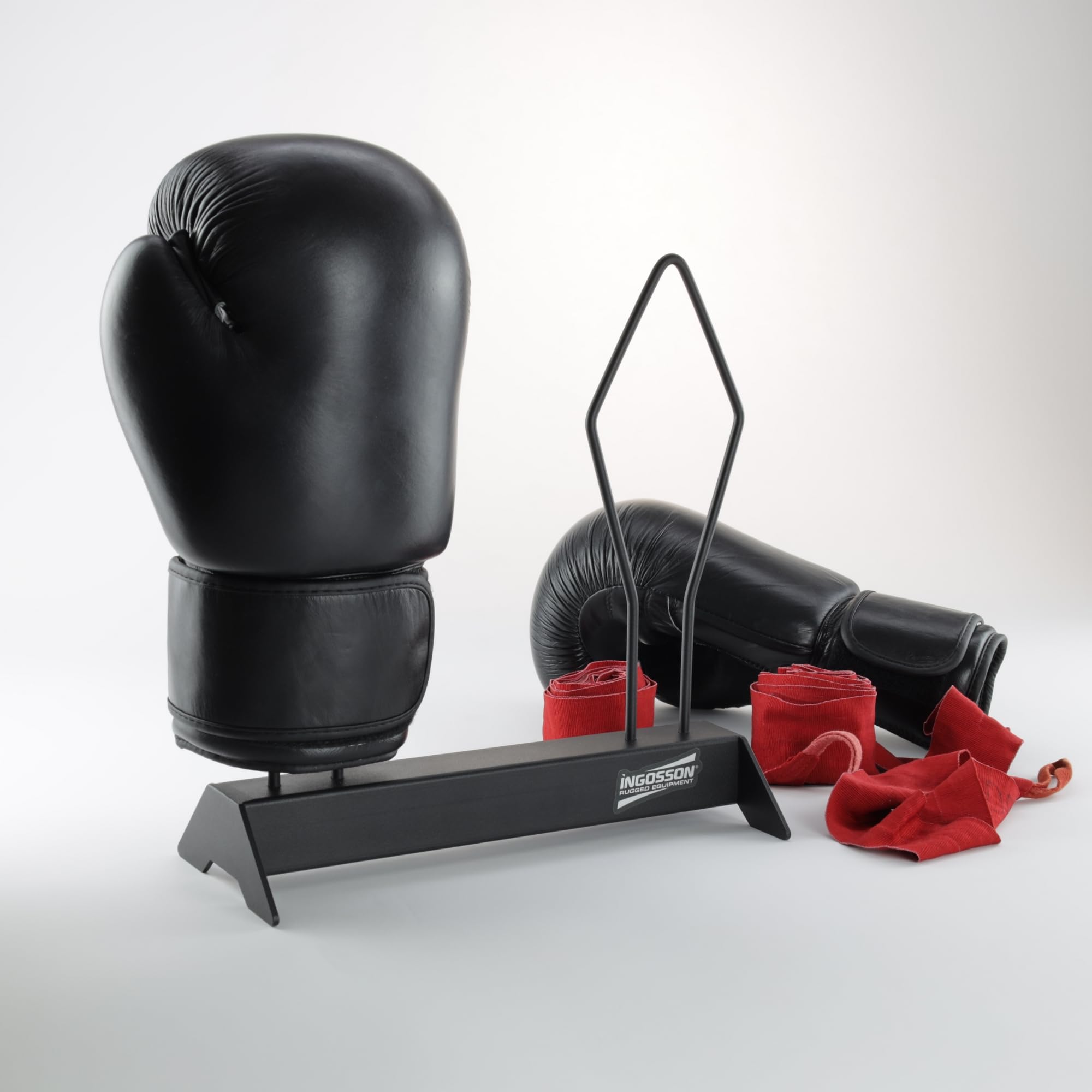 Ständer für Boxhandschuhe, Boxhandschuh Trockner, aus Stahl, schwarz